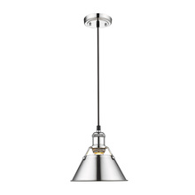  3306-S CH-CH - Orwell CH Small Pendant - 7" in Chrome with Chrome shade